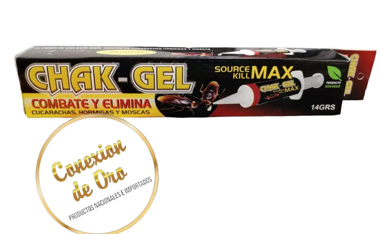 Chak Gel Combate Y Elimina Cucarachas, Hormigas Y Más 14gr